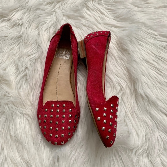 Dolce Vita | Studded Magenta Loafers - Picture 4 of 7